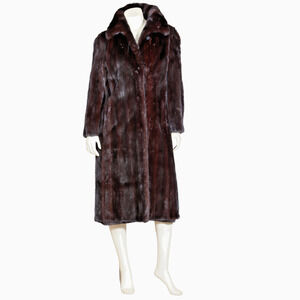 Rockler Real Mink Coat Size M